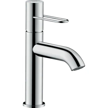 Vodovodní baterie AXOR Uno Páková umyvadlová baterie 100 s třmenovou rukojetí a s odtokovou soupravou, chrom 38026000