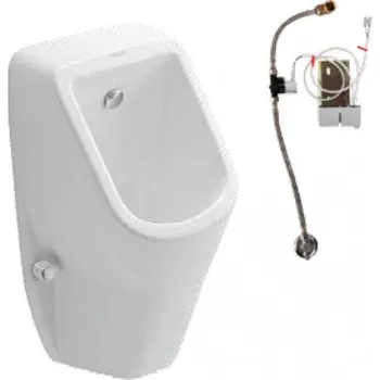 Pisoár DURAVIT D+S 1 - Pisoár Duravit s radarovým splachováním, napájení 24V DC, bílá lesklá