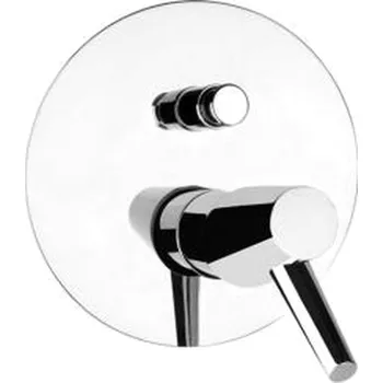 Vodovodní baterie Teorema Tree - vanová baterie pod omítku, komplet, chrom 69010