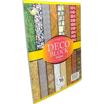 Barevné papíry s potiskem B4 250gr/m2 16listů