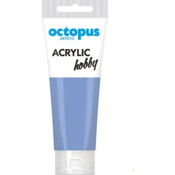 Vodová barva Akrylová barva OCTOPUS Hobby, pastelová fialová, 75 ml