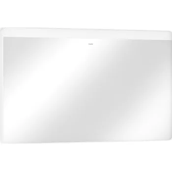 Zrcadlo Hansgrohe Xarita Lite Q - Zrcadlo s horizontálním LED osvětlením 700x1200 mm s nástěnným vypínačem, bílá matná 54960700