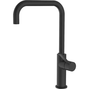 Vodovodní baterie Teorema - Dřezová baterie stojánková, černá matná TE 17810BB