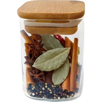 Dóza na potraviny Nádoba na koření 220ml kávu čaj potraviny dezerty kuchyňská zavařovací sklenice