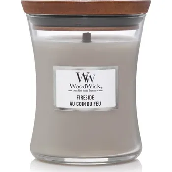 Svíčka Woodwick Fireside váza malá 85 g