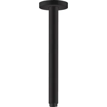 Tyč na sprchový závěs Hansgrohe přívod od stropu S 30 cm, matná černá 27389670