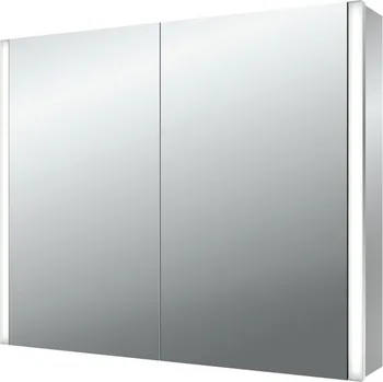 Koupelnový nábytek Emco Select - Nástěnná LED podsvícená zrcadlová skříňka 800 mm bez Bluetooth, zrcadlová 949705009