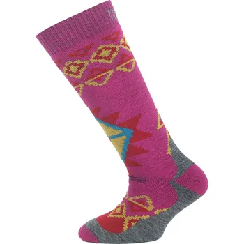 SKB dětské merino podkolenky - Růžová 402 / (29-33) XS / Růžová