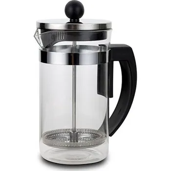 Konvice na čaj NAVA French press ACER 0,6 l, nerez/sklo