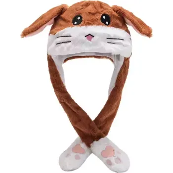 Pokrývka hlavy Plyšová čepice Funky Animal Zajíc