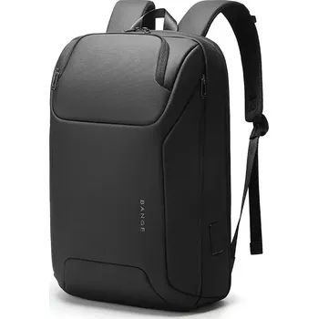 Městský batoh BANGE elegantní batoh s USB Devon Černý 27L