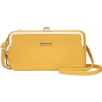Peněženka Baellerry Dámská peněženka s popruhem Abby Žlutá