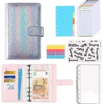 Pořadač s kroužky a 12 fóliemi - listy - nálepky A6 HoloViolet