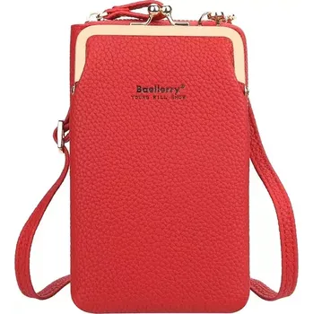 Peněženka Baellerry Dámská peněženka s popruhem Georgia Červená