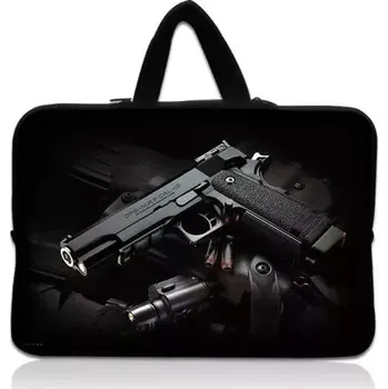 pouzdro na notebook Huado taška na notebook do 13.3" Revolver 9 mm