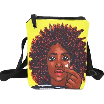 Kabelka Dámská menší crossbody taška Afro Love