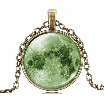 Náhrdelník Vintage náhrdelník s přívěškem Moon úplněk