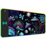 Huado RGB podložka pod myš s bezdrát nabíjením 15W Mystic Forest