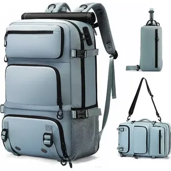 Městský batoh Bange turistický batoh se zámkem Bethany Light blue 30L