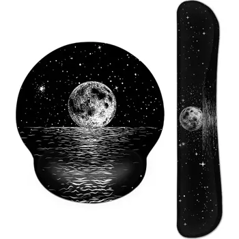 Podložka pod myš Huado Set podložka pod myš a zápěstí Úplněk