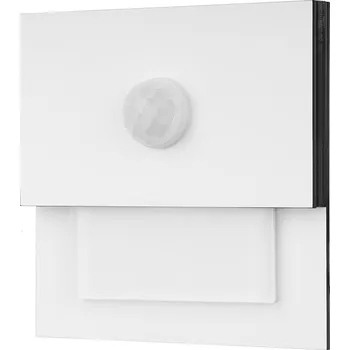 Nástěnné svítidlo Schodišťová světla s POHYBOVÝM senzorem soumraku 230V LED BÍLÁ STUDENÁ 6000K