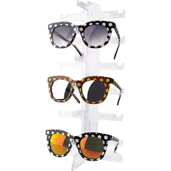 3D brýle Stojan, držák na sluneční brýle Transparentní