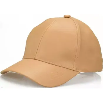 Kšiltovka Carla Dámská kožená kšiltovka Hnědá