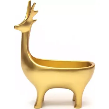 Šperkovnice Miska na šperky Paroháč Zlatý