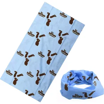 Nákrčník Multifunkční šatka Foots -Modrá 40x22cm