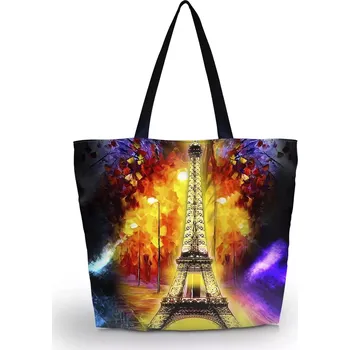 Plážová taška Huado nákupní a plážová taška - Eiffel tower Paris