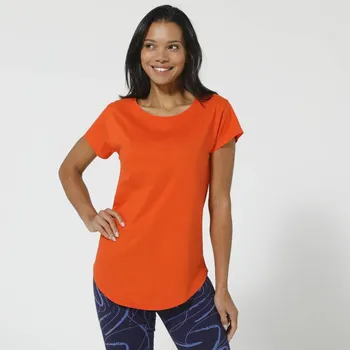 Pánské tričko Blancheporte Dlouhé tričko s krátkými rukávy oranžová 34/36