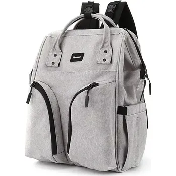 Městský batoh Himawari batoh na kočárek Mummy Bag Hook Šedý 20L