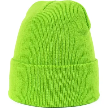 Čepice Čepice Beanie Must-have hipster Limetková