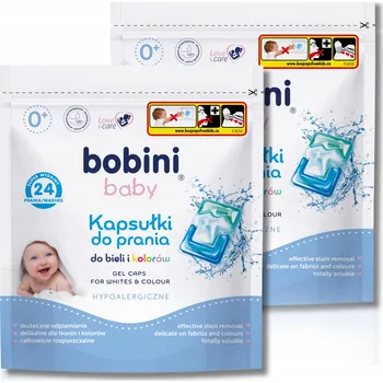 Prací prostředek Bobini Kapsle na praní pro děti, hypoalergenní, 48 ks
