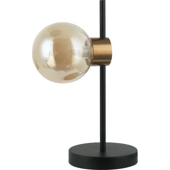 Lampička ITALUX PND-5225-1-BK-AMB Bletter stolní lampička 1xG9 V330mm černá, jantarová