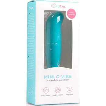 Vibrátor EasyToys Mini G-Vibe - G-bod vibrátor (modrý)