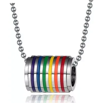 Přívěsek LGBT přívěšek z chirurgické oceli Váleček