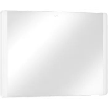 Zrcadlo Hansgrohe Xarita Lite Q - Zrcadlo s bočním LED osvětlením 700x1000 mm s nástěnným vypínačem, bílá matná 54964700