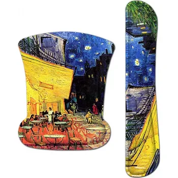 Podložka pod myš Huado Set podložka pod myš a zápěstí Kavárna na předměstí