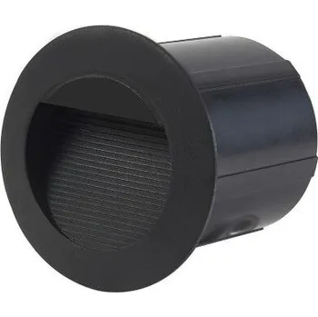 ITALUX ONFL-1253-4K Piani venkovní zápustné svítidlo do zdi LED D70mm 3W/98lm 4000K IP65 černá