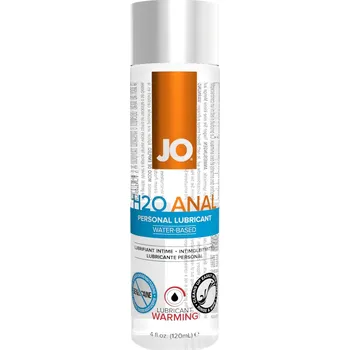 Lubrikační gel JO H2O Anální hřejivý gel - vodní základ, 120 ml