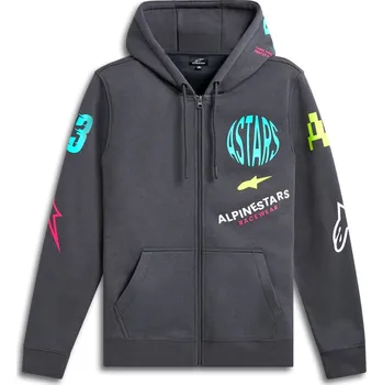 Pánská mikina mikina VARIGATE HOODIE, ALPINESTARS (tmavě šedá) Velikost: M