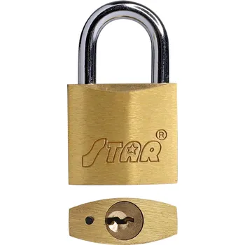 Visací zámek zámek visací STAR 20HS/50mm Ms 3kl.