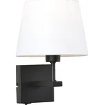 Italux WL-1122-1-A-BM-RO-WH nástěnné svítidlo Norte 1x60W E27 černá, bílá