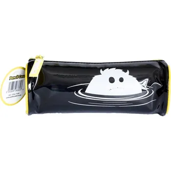 Penál PVC penál tuba, 22 cm, černý