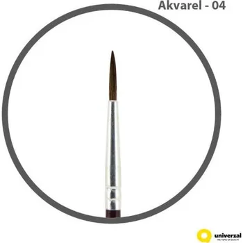 Umělecký štětec Štětec č. 4 kulatý UNI LINE