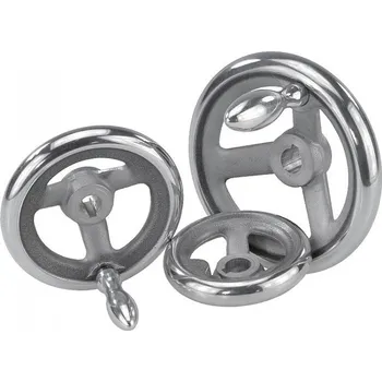 Rozvaděč Ruční ovládací kola DIN 950, z hliníku 06273-1140X16