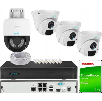 Bezpečnostní kamera Venkovní IP monitoring 4 IP kamery 4MPx 3MPx PoE