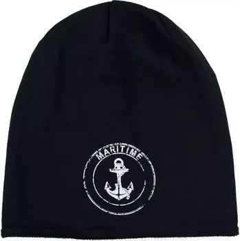 Čepice Beanie čepice Maritine Černá