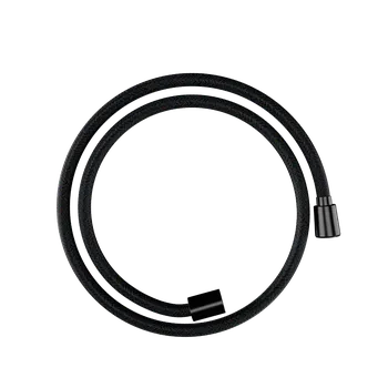 Sprchová hadice Hansgrohe Designflex textilní sprchová hadice 125 cm, kartáčovaný černý chrom 28220340